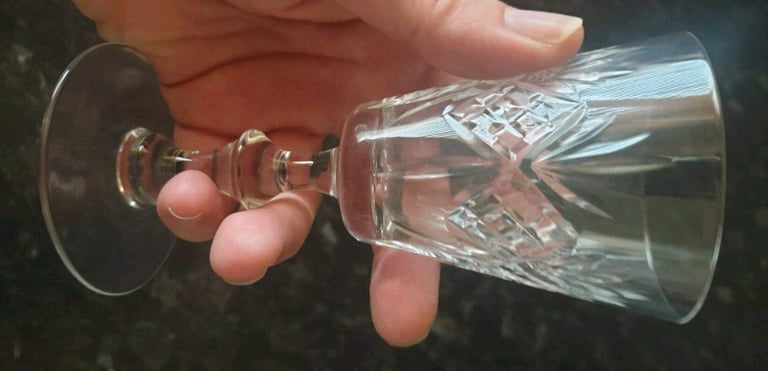 Thomas Webb crystal goblets 