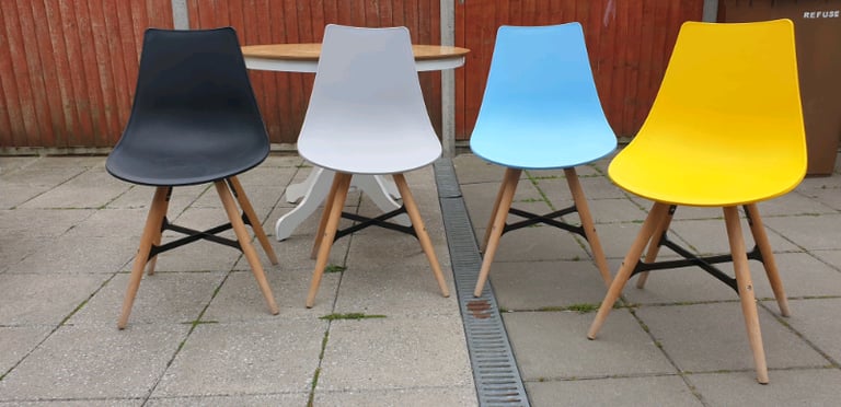 Modern dining table and chairs 