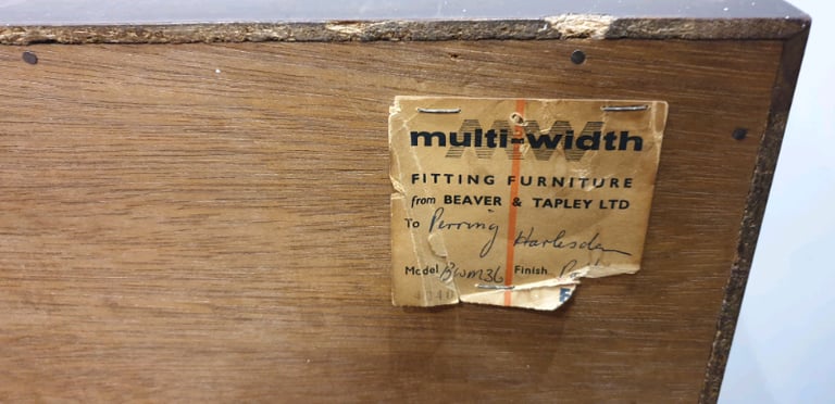 Mid Century Writing bureau Retro desk Mid Century sideboard 