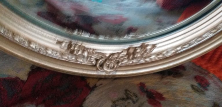 Rare Vintage Convex Mirror. 