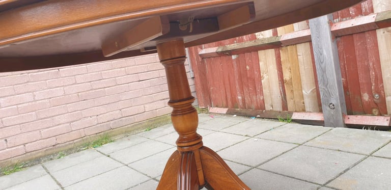  Regency  style  wooden dining table 1950's 
