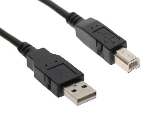 USB 2.0 Cable - A-Male to B-Male Cord. ( 1.0 metre or 1.8 meters or 3.0 meters)