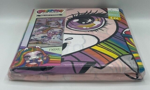Next Poopsie Unicorn single Bed reversible Duvet cover and pillowcase Set New