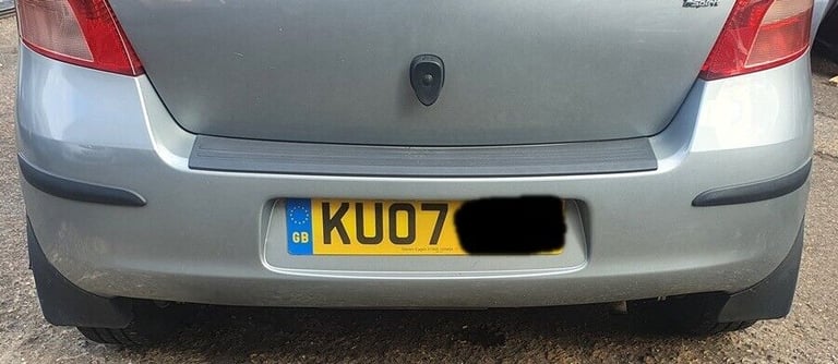 Toyota Yaris Rear Bumper Grey Colour 2007