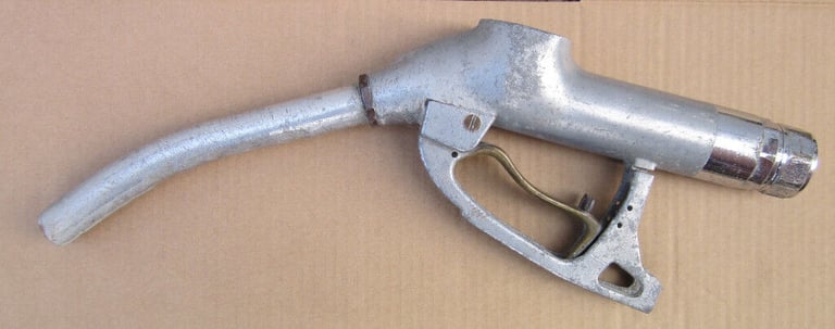 image for Vintage- Fuel Delivery Nozzle - Aluminum- Brass End