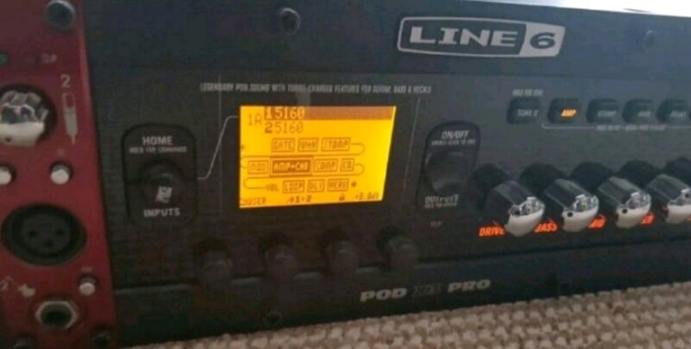 Line6 X3 PRO studio guitar effects fx preamp amplifier Line 6 POD bass