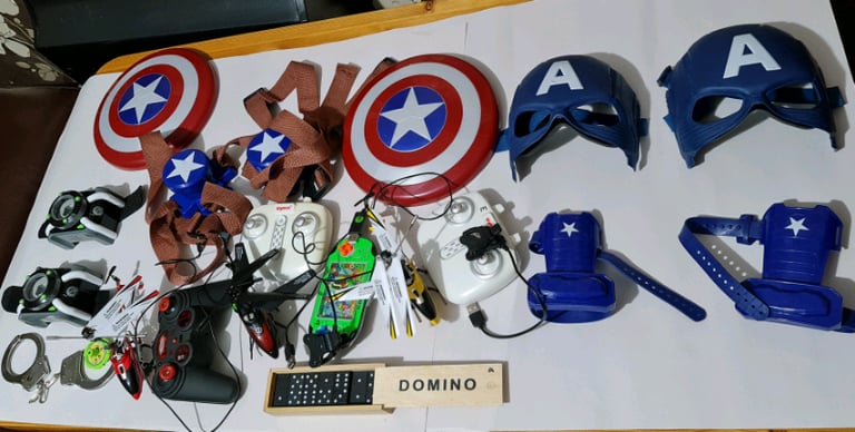 image for Capton America Shields and Masks 