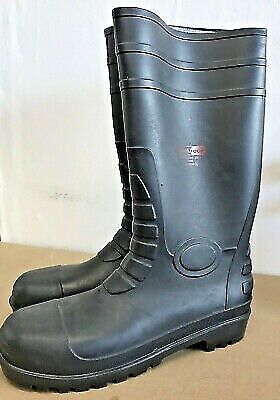 Wellington boots with protective toe sz 9uk/43eu New cond  .