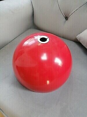 image for MiniSun - Mini Retro  Red Arco Style Dome Ceiling Pendant Light Shade x2