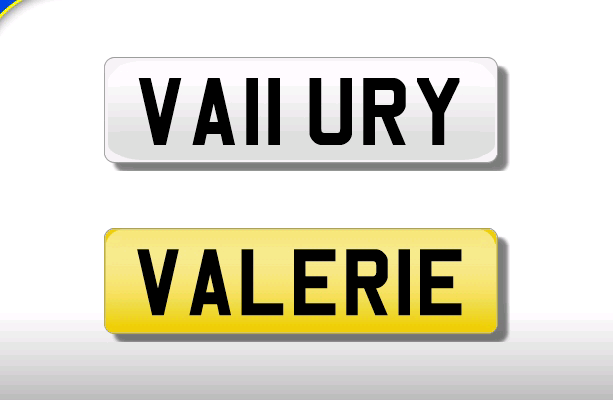 VA11 URY cherished number plate personalised private registration