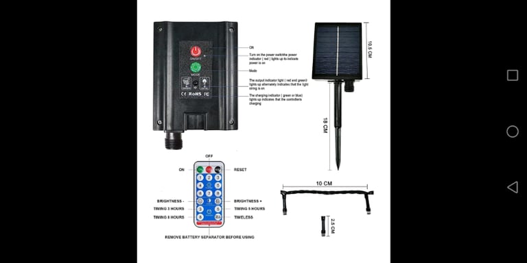 Solar String Lights Outdoor