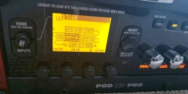 Line6 X3 PRO studio guitar effects fx preamp amplifier Line 6 POD bass
