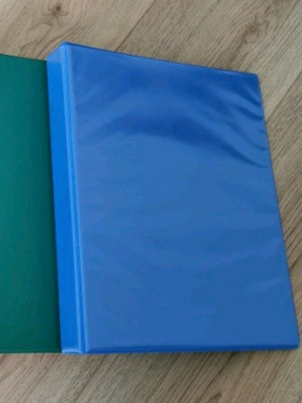 Blue colour ring binder folder 