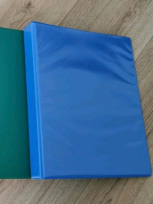 image for Blue colour ring binder folder 