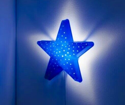 IKEA BLUE STAR WALL LIGHT | in Alexandria, Dunbartonshire