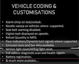 Audi bmw mercedes vw diagnostic dpf coding service 