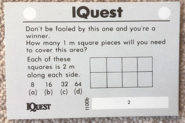 Rare Collectible Board Game - IQUEST 1987