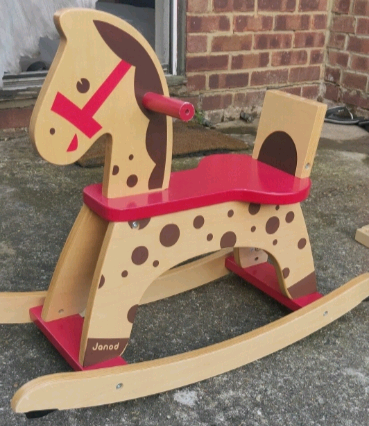 image for  Reduced!!! Janod Wooden Rocking Horse 