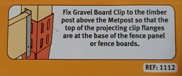 GRAVEL BOARD METAL BRACKETS
