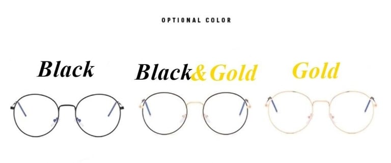 Retro Computer Glasses - Anti Blue Light blocking Anti Glare Glasses