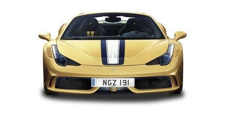 image for 3×3 N.I. number plate Private plate Personalised reg