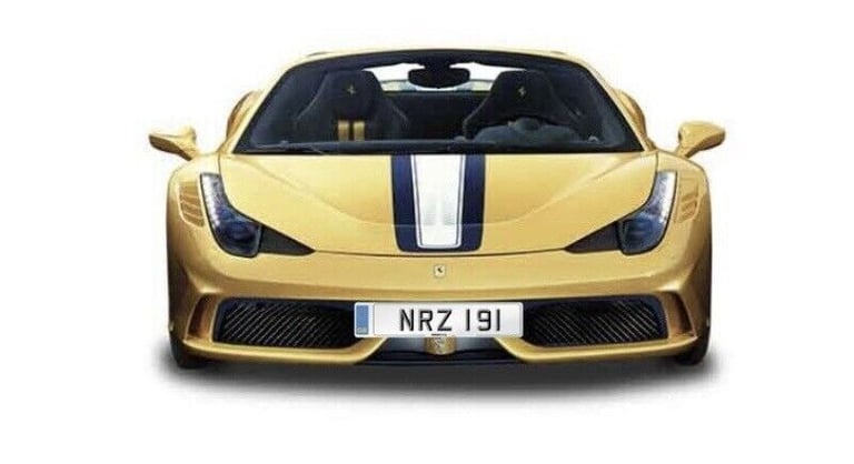 image for 3×3 N.I. number plate Private plate Personalised reg