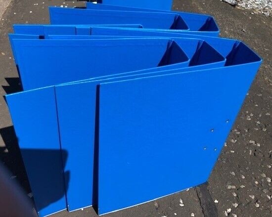 15 Blue A4 Folders (6 Lever Arch files and 9 Ring binders) from smoke-free home