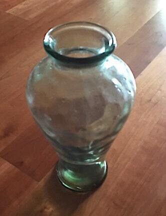 image for Thick glass tinted vase