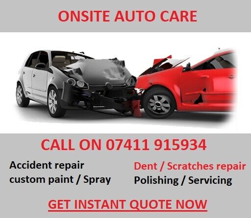 Accident Mechanical car repair / Service / Tyres / Dents repair / Spray