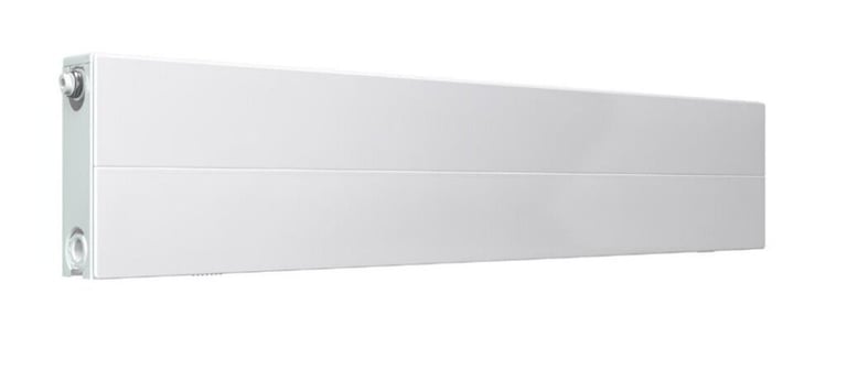 double radiator, stelrad low line style, designer front panel, 2mtrs x 200mm. 