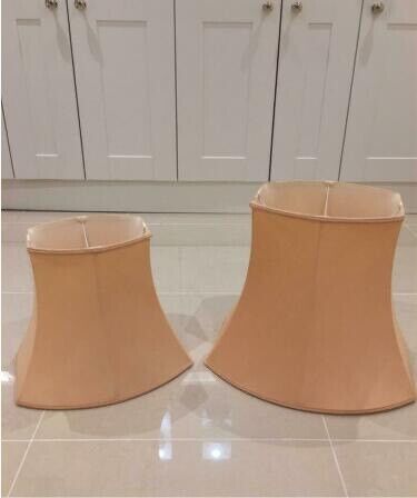 image for 2 Silk quality classic design excellent condition lampshades.
