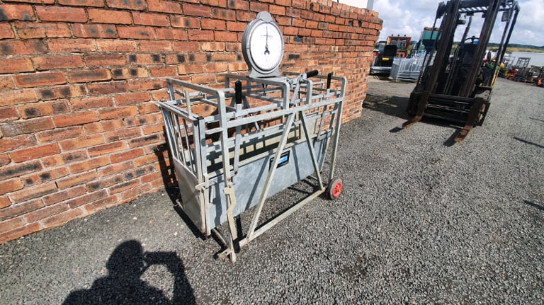 Bateman galvanised sheep lamb weigh scales farm livestock tractor 