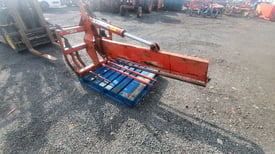 Tractor front loader bale slicer cutter with Chilton brackets 
