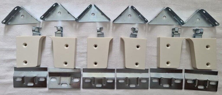 image for KITCHEN CABINET WALL HANGING BRACKET WITH WALL PLATE & CORNER BRACKET 