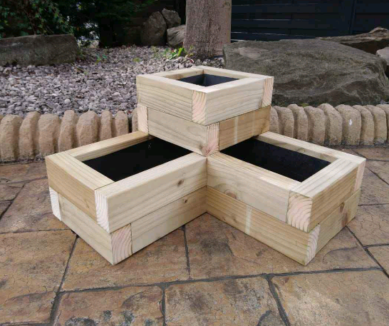 Lined custom made planters 🌷🌷🌷