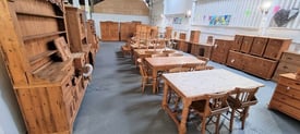 SUSSEX PINE ONLINE - SECOND HAND PINE FURNITURE TABLES CHAIRS WARDROBE
