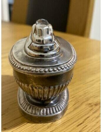 Collectible Silver Plated Ronson Queen Ann table lighter