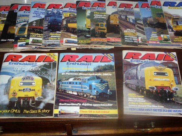 image for RAIL ENTHUSIAST MAGAZINES . (46 COPIES) £10