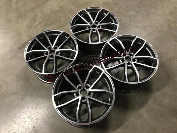 18" Inch S5 style Alloy wheels - Audi A1 S1 VW POLO SEAT IBIZA Audi TT MK1 Skoda Fabia 5X100