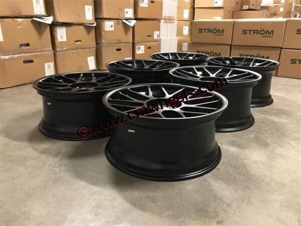 19″ Inch STROM STR2 RC Alloy Wheels BMW E90 E91 E92 E93 F10 F11 F30 F31 F33 M3 4 5 Series 5X120