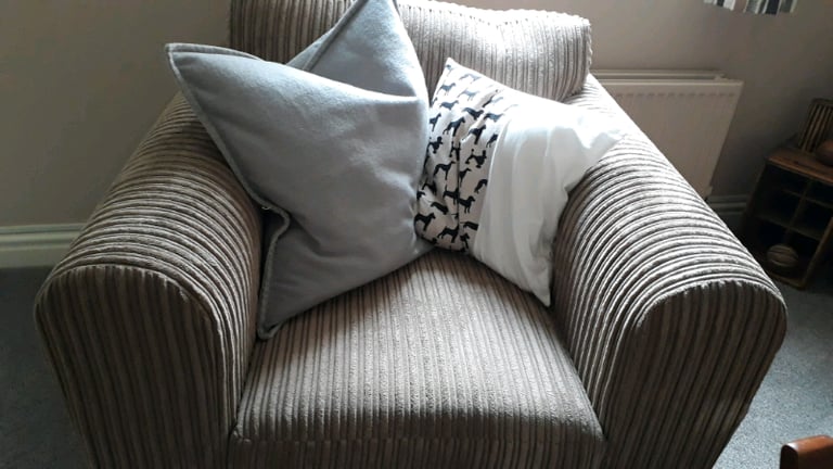 Sofa and Armchair. Like new. LESS THAN HALF RRP!
