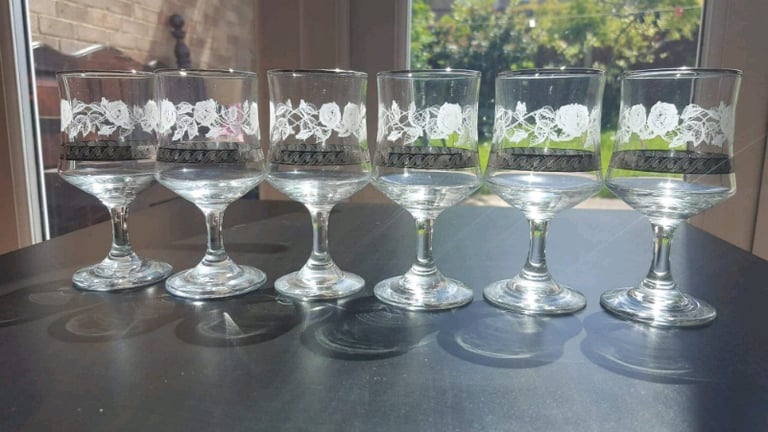 image for SILVER ROSE BY DEMA SHERRY GLASSES 