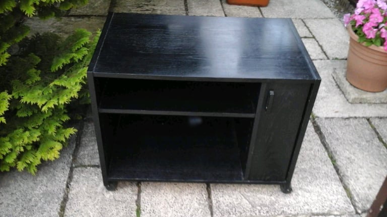 image for Habitat  Black Ash TV unit  