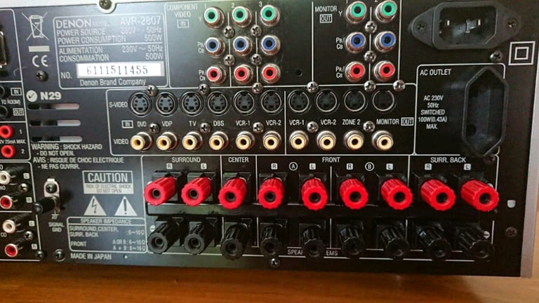 Denon AVR-2807 amplifier 