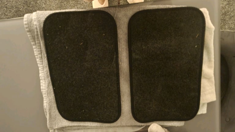 image for 2 x small car mats 