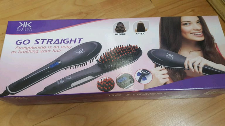 Brand new boxed go straight heat brush