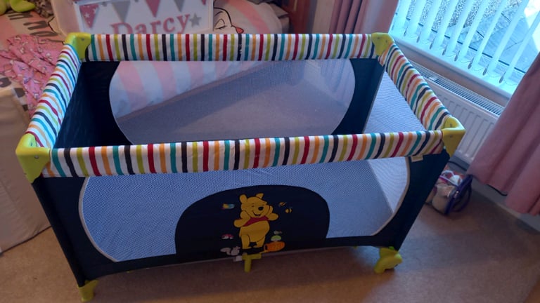 image for Travel cot with mattress 