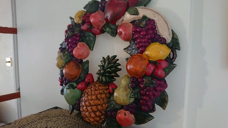 Decorative Fruit Wall Plaque 