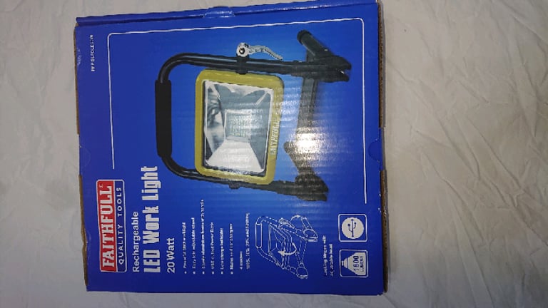 image for Faithfull rechargeable 20W led work light