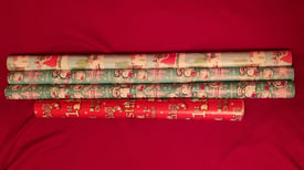 Christmas wrapping paper bundle (includes babys first Christmas paper)